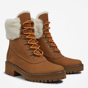 Timberland Women's Brown Fur-Lined Winter Boots